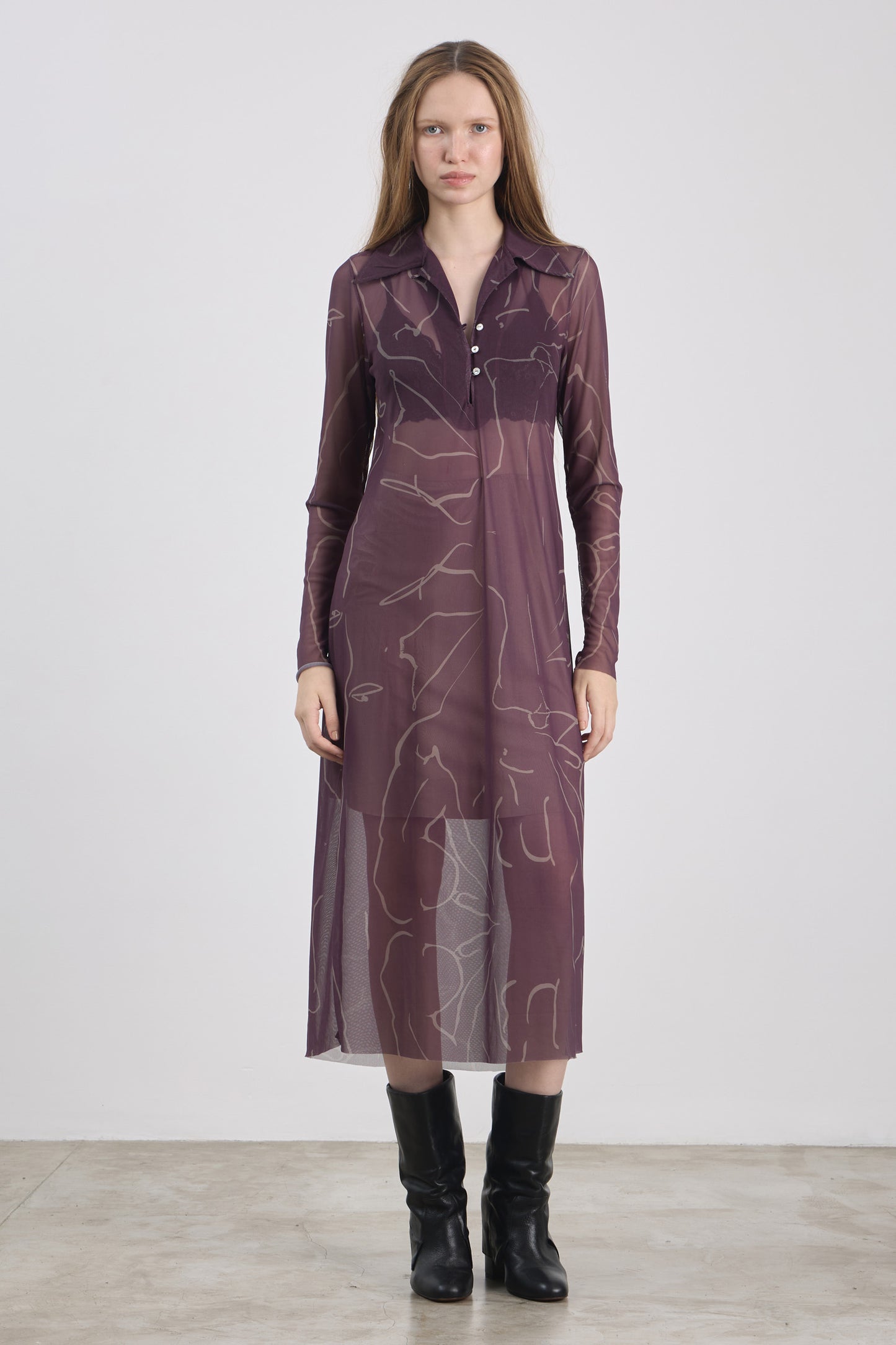 Vestido Egon Roxo