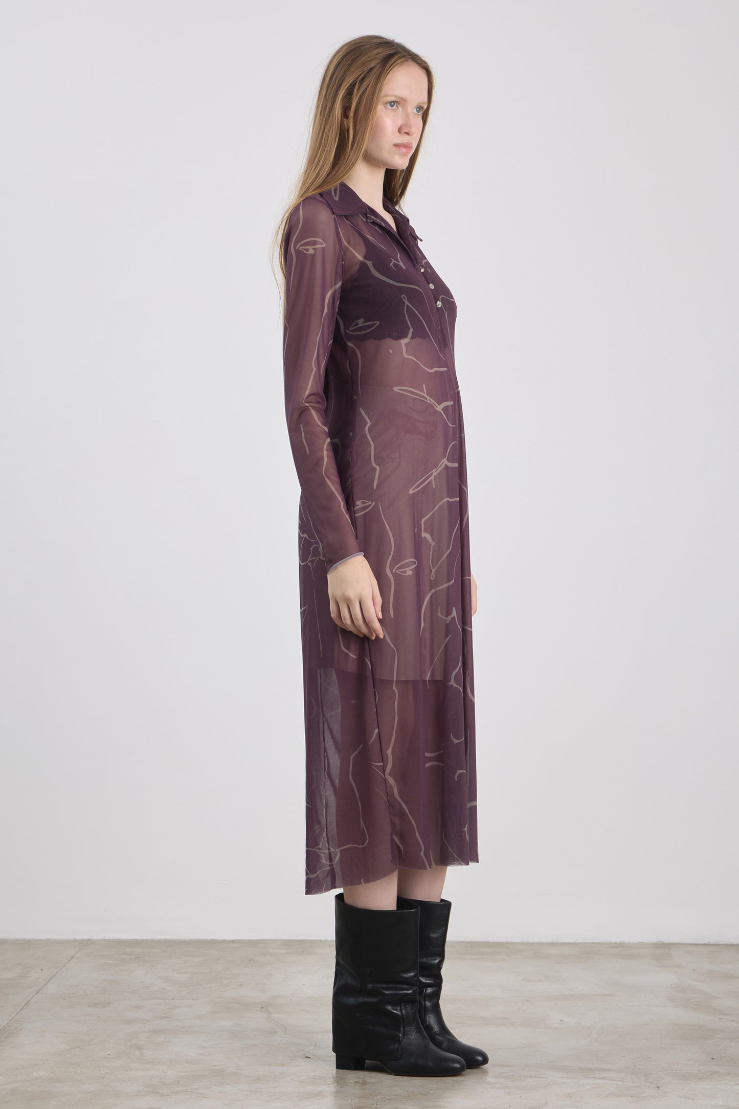 Vestido Egon Roxo