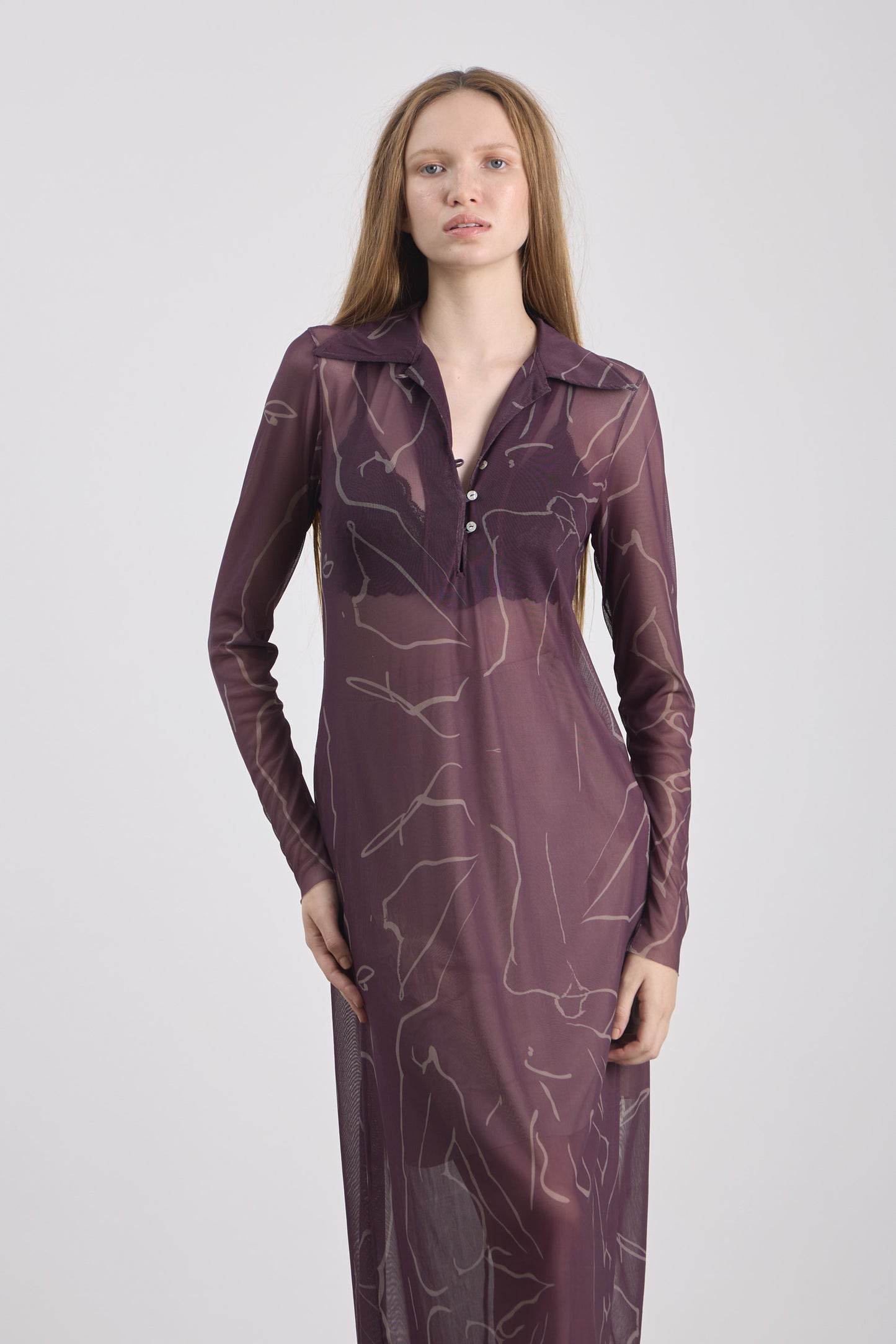 Vestido Egon Roxo