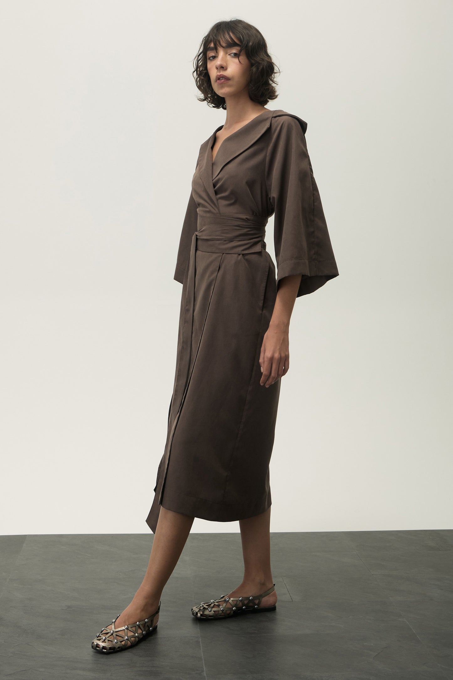Vestido Rei Marrom