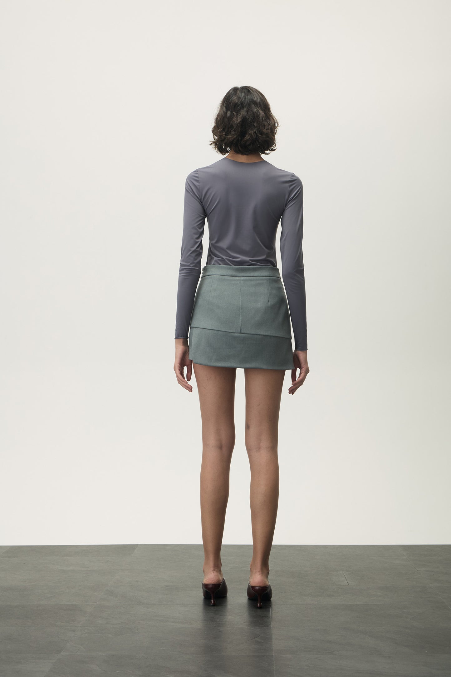 Shorts-saia Gia Cinza