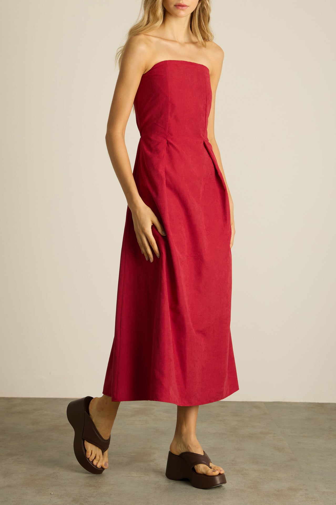 Vestido Degas Vermelho
