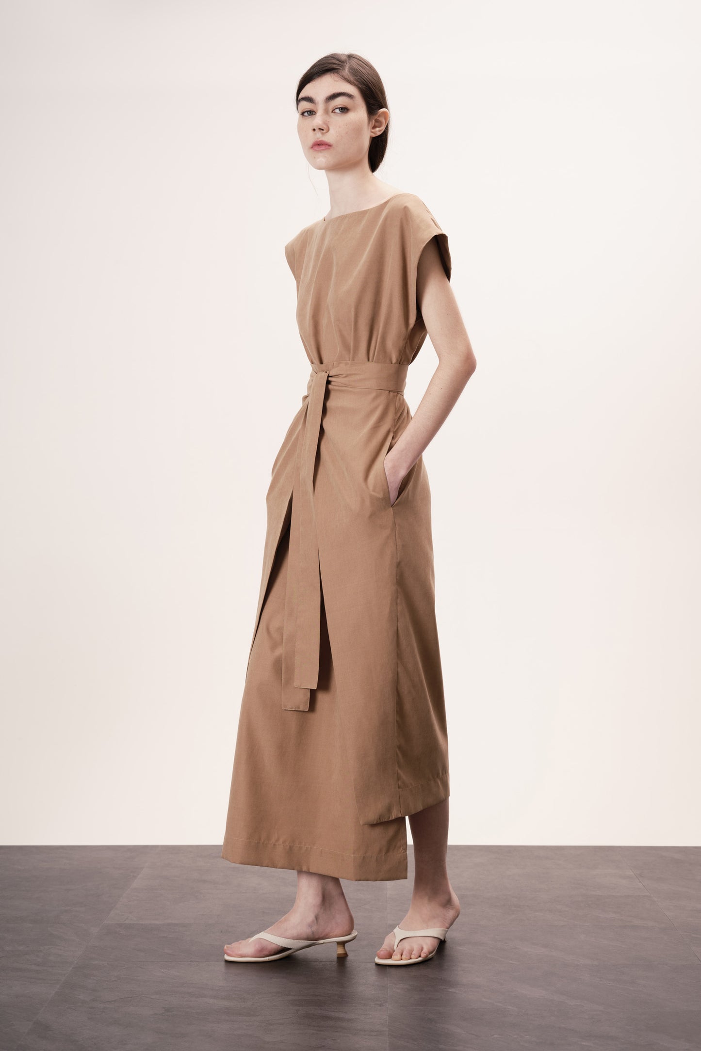 Vestido Tarsila Khaki