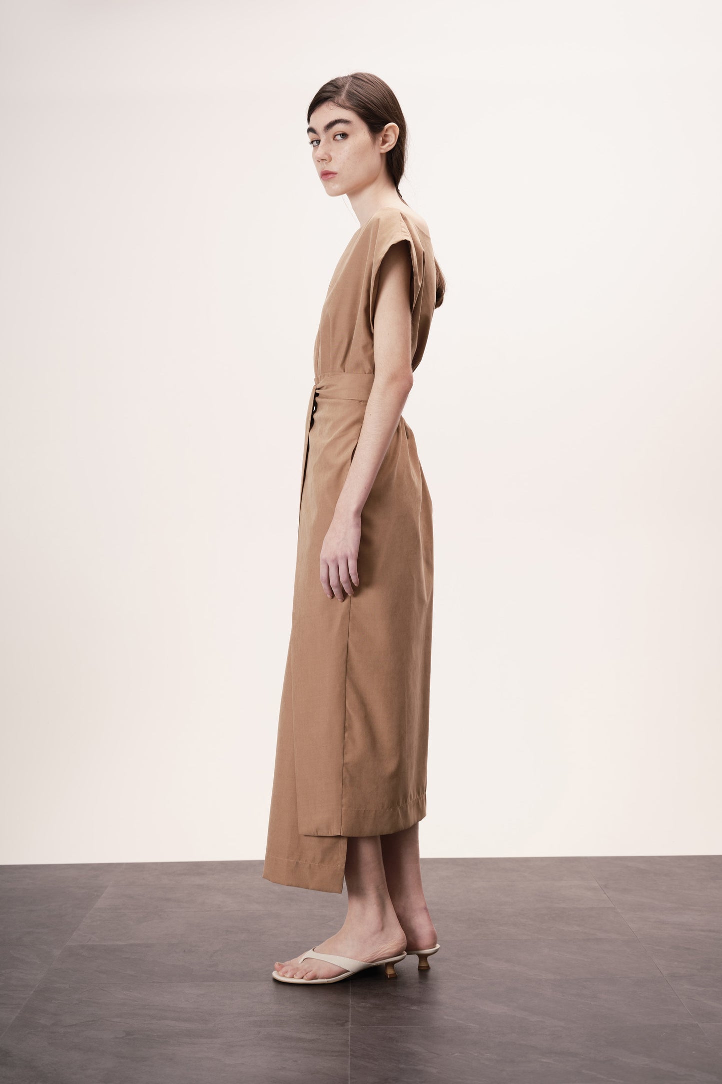Vestido Tarsila Khaki