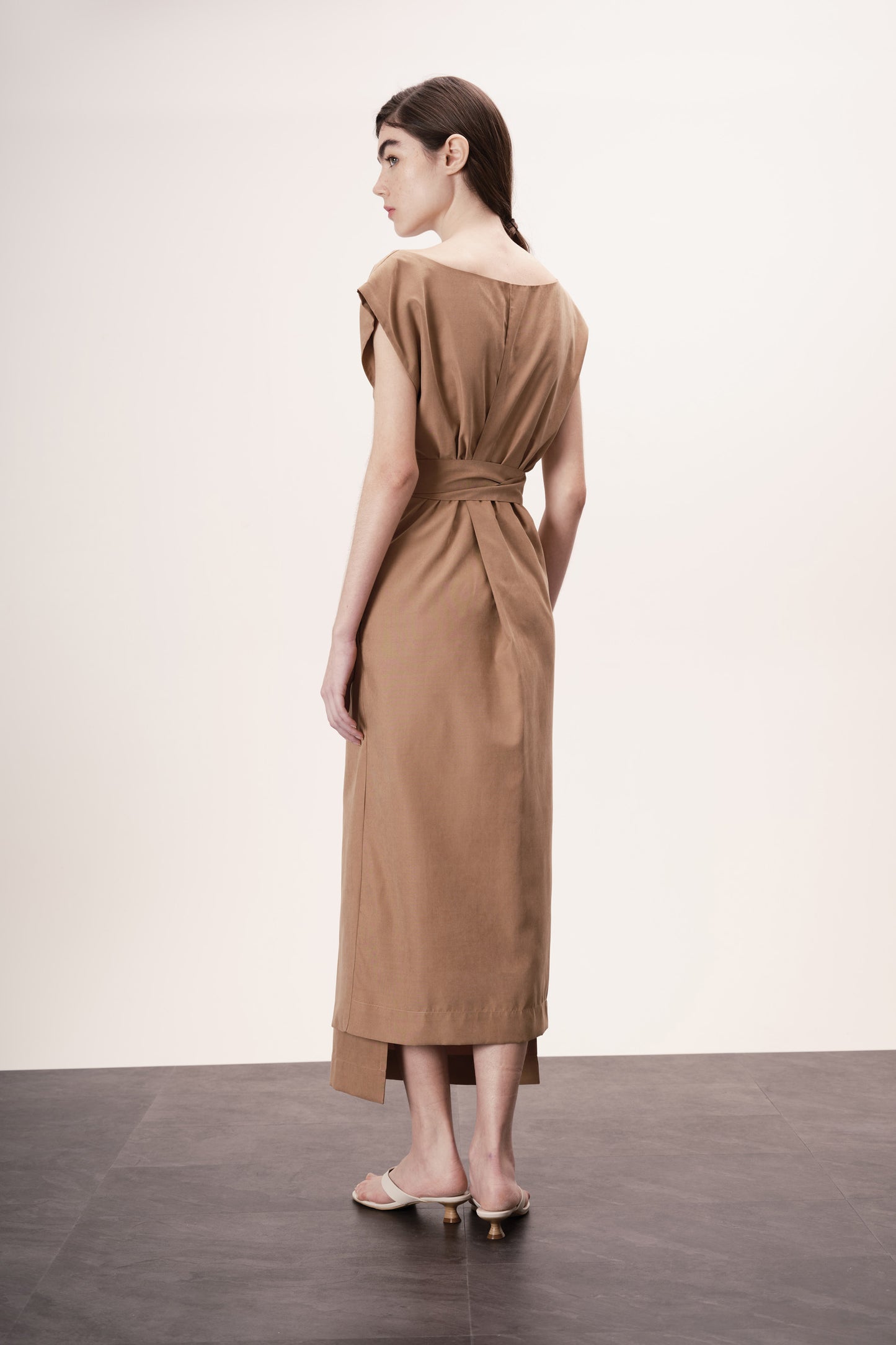 Vestido Tarsila Khaki