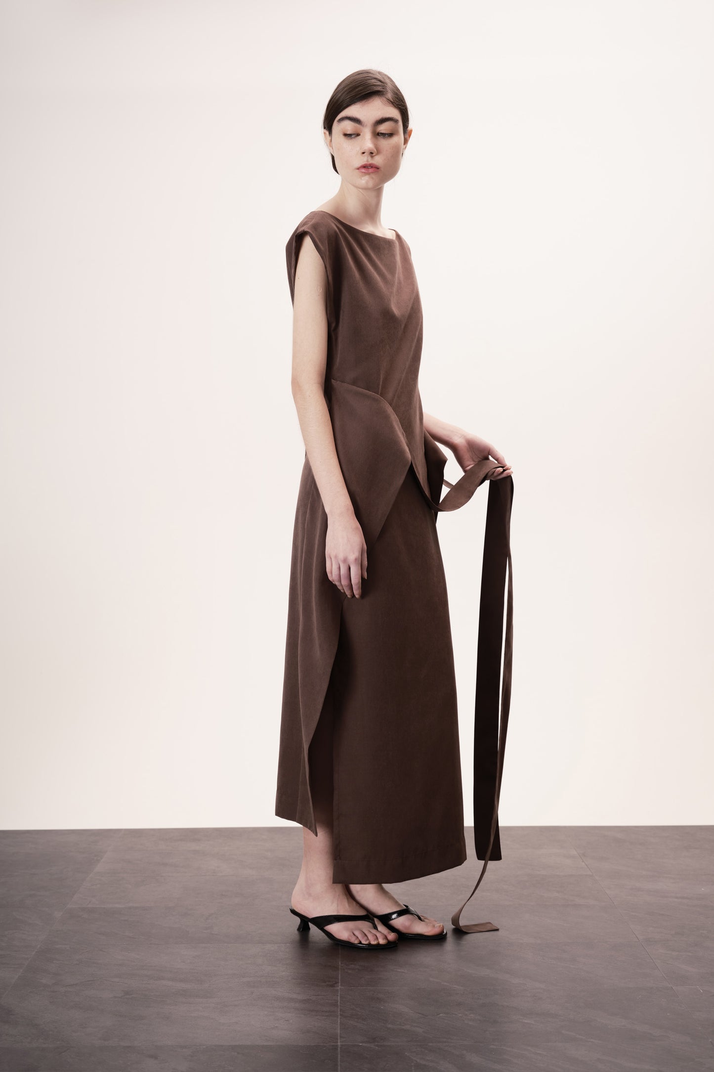 Vestido Tarsila Marrom