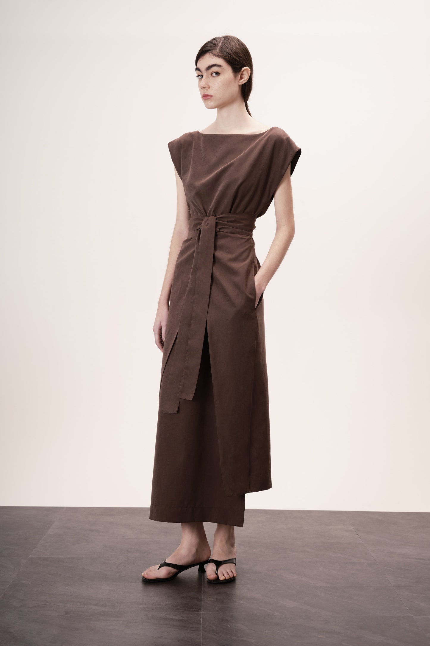 Vestido Tarsila Marrom