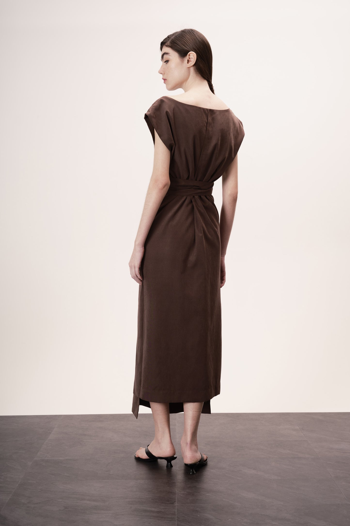 Vestido Tarsila Marrom