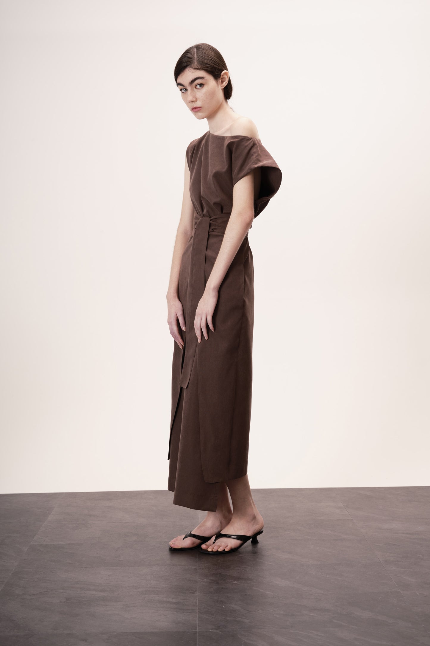 Vestido Tarsila Marrom