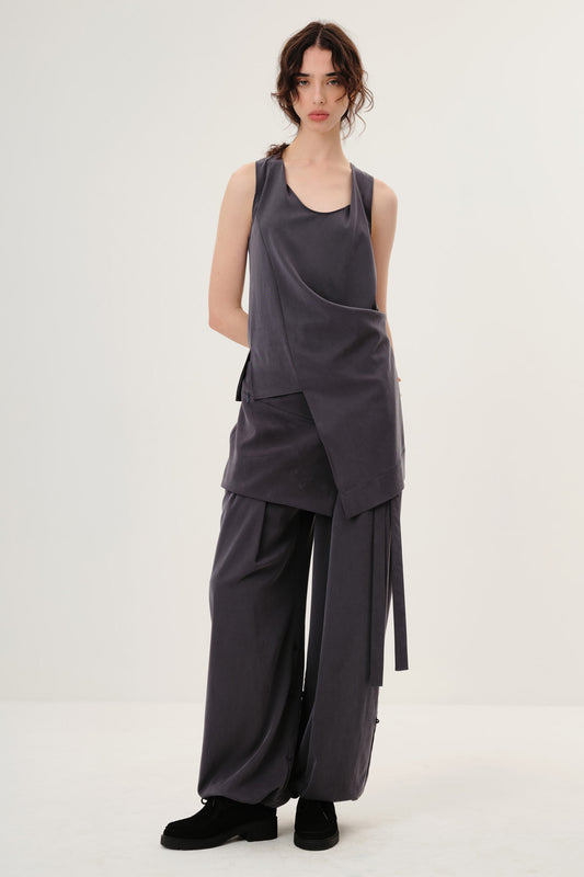 Blusa Orfeu Cinza Índigo