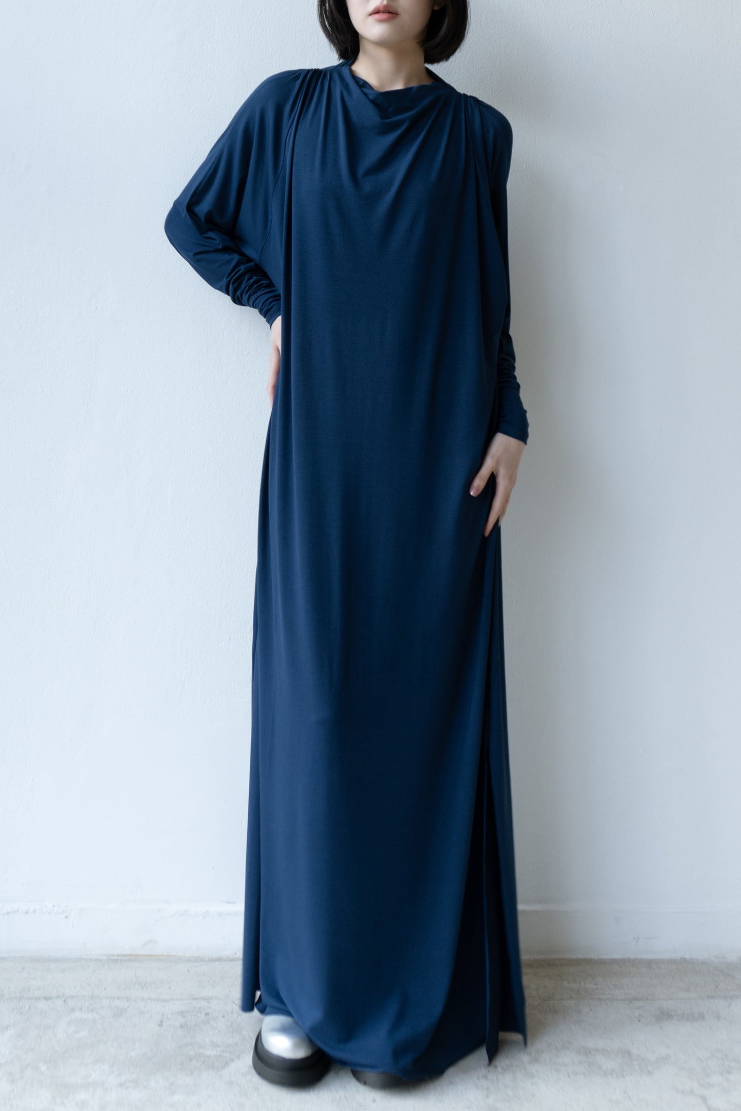 Vestido Peônia Marinho