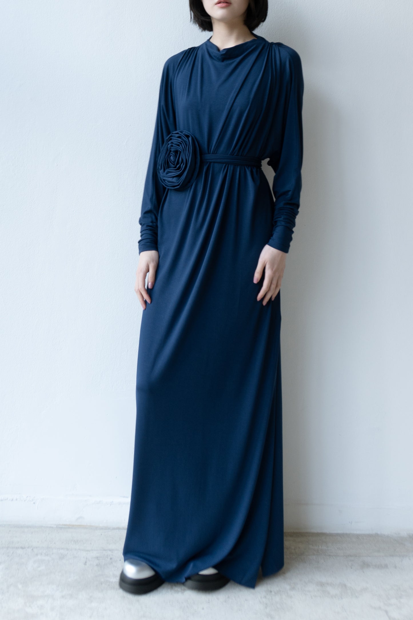 Vestido Peônia Marinho