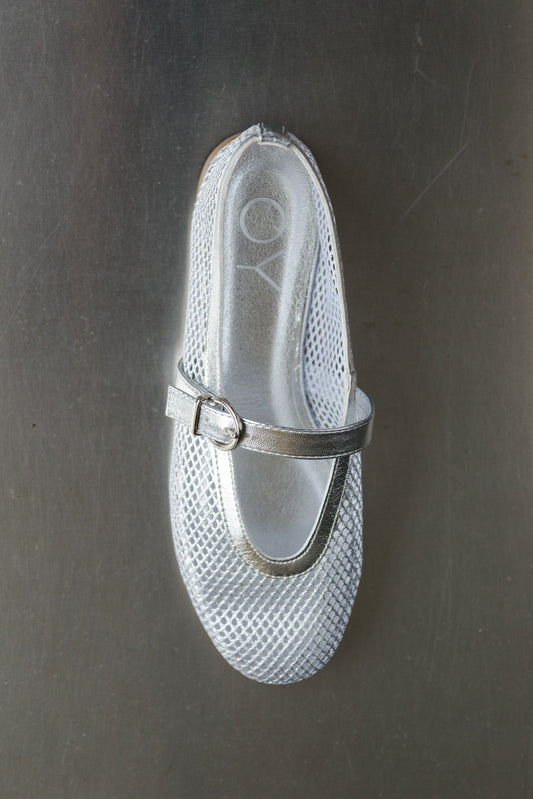 Sapatilha Óbu Prata