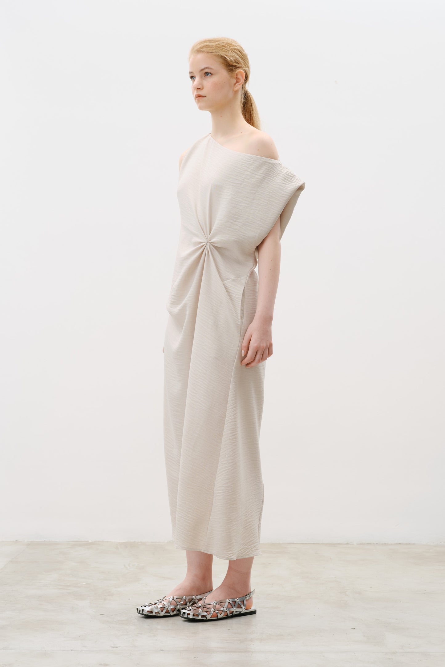 Vestido Iole Areia