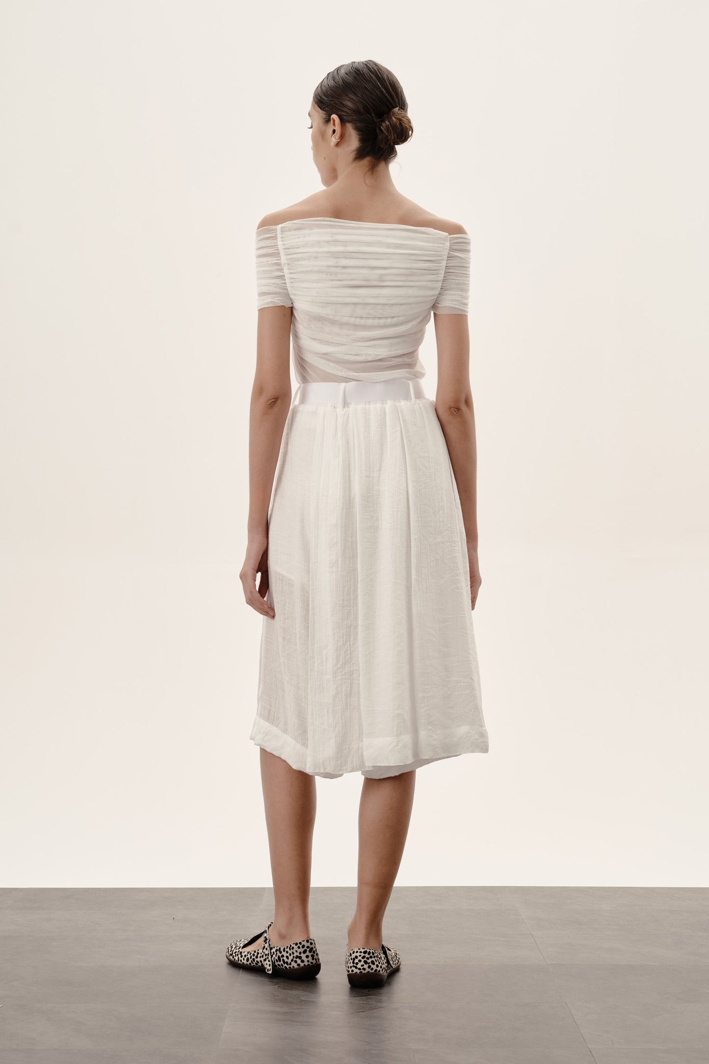 Saia-bermuda Iole Off-white