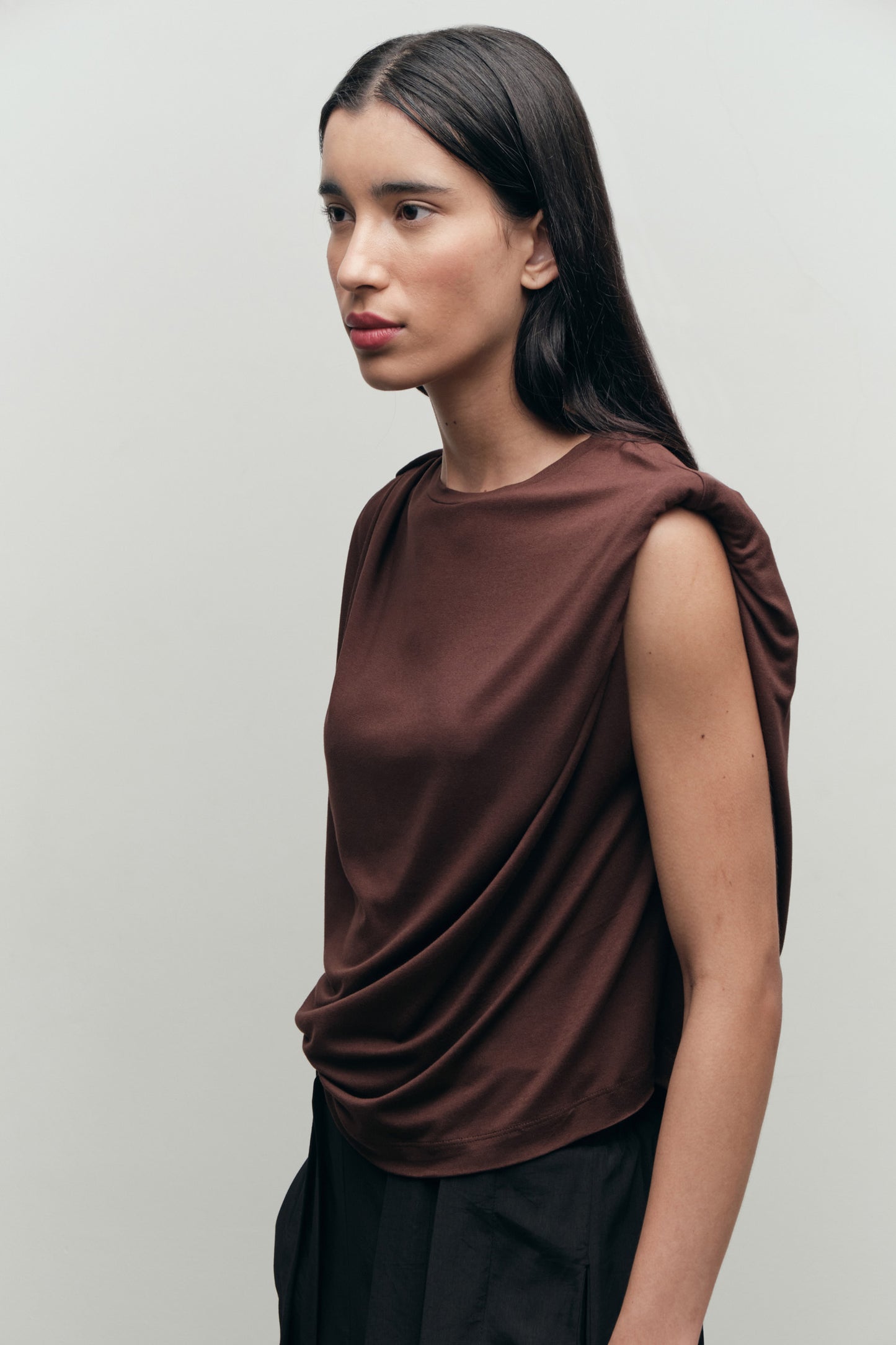 Blusa Casulo Marrom