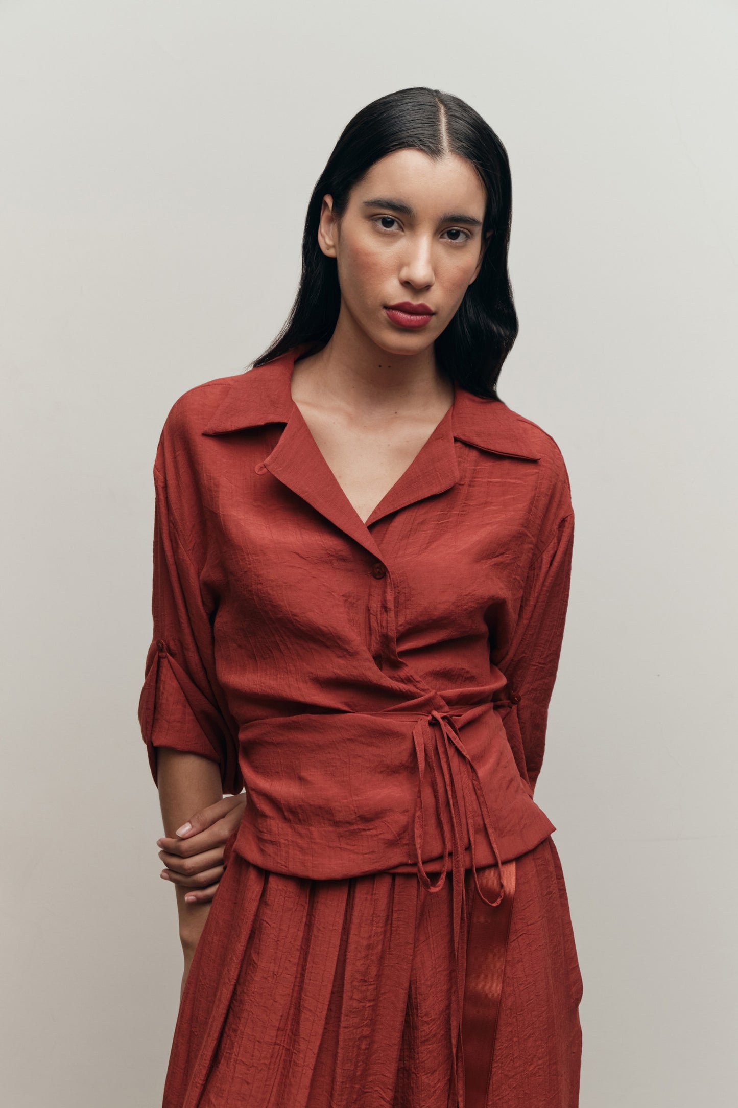 Camisa Iole Urucum
