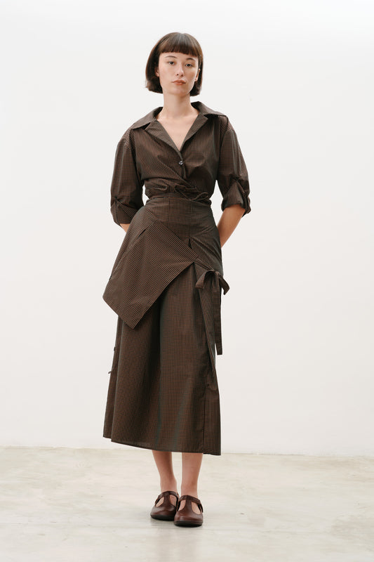 Saia Rei Verde-iridescente