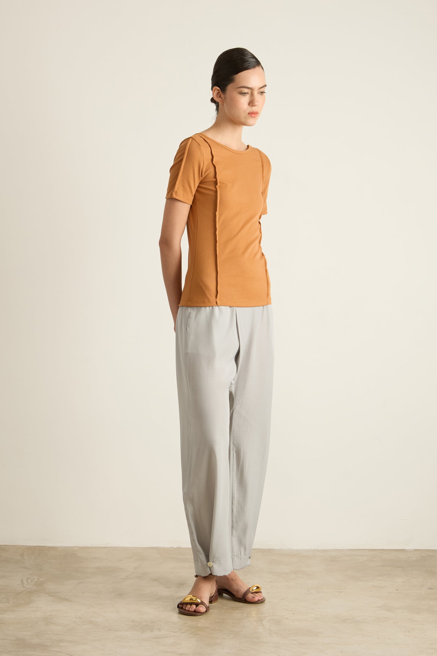 Camiseta Basic Caramelo