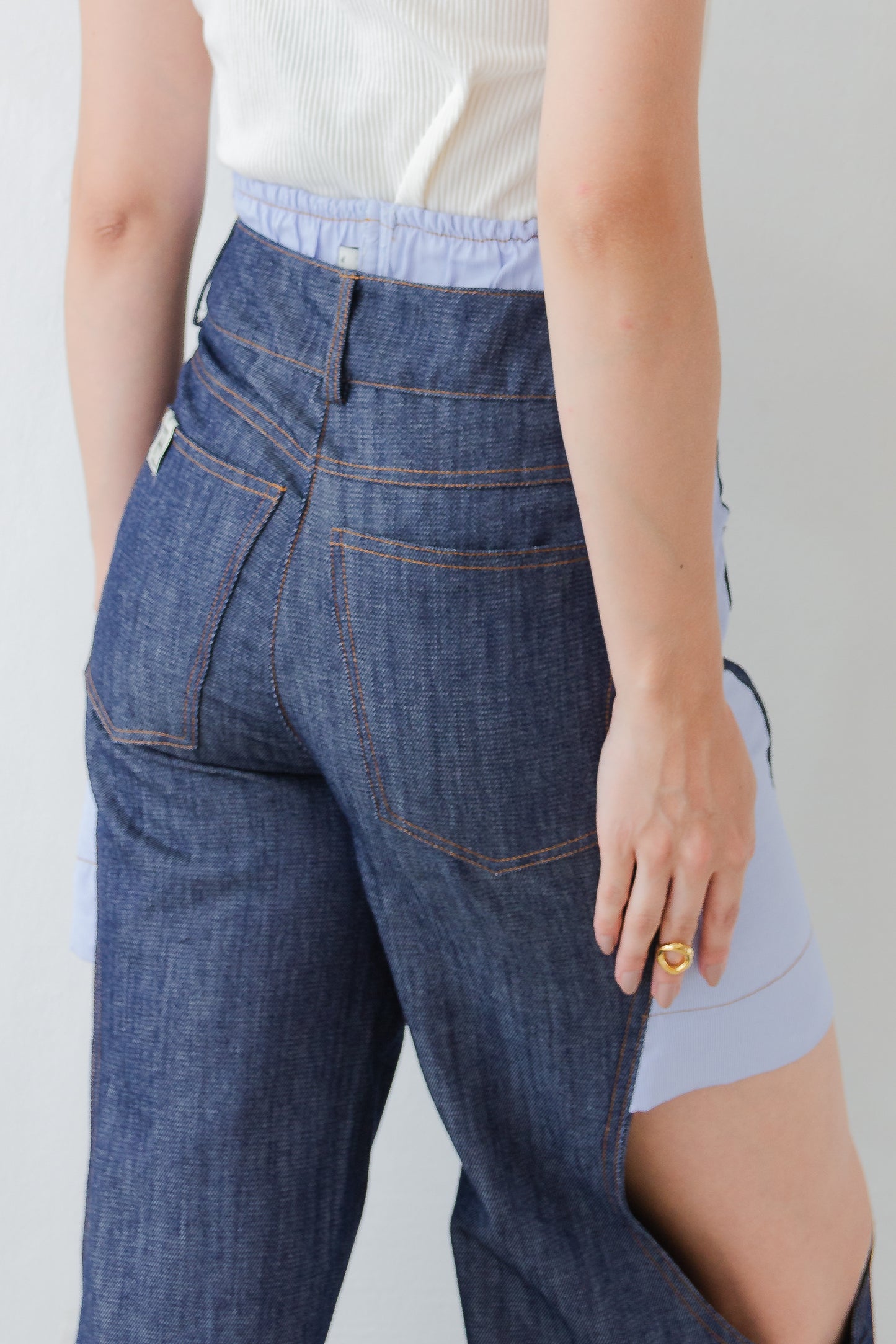 calça denim yong