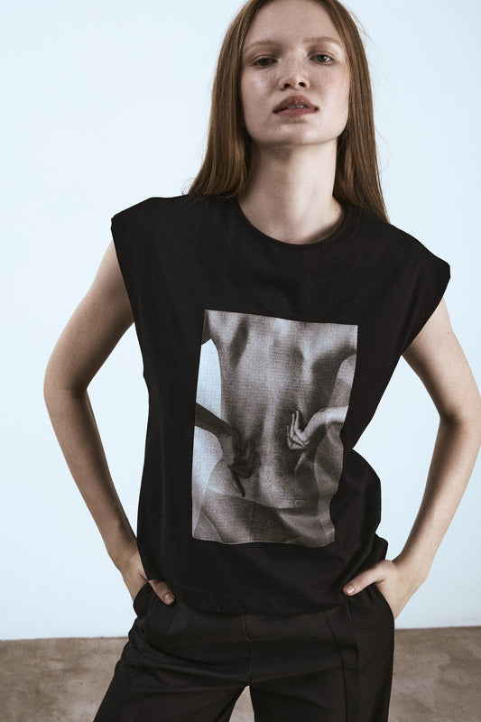 Blusa Torso Preto