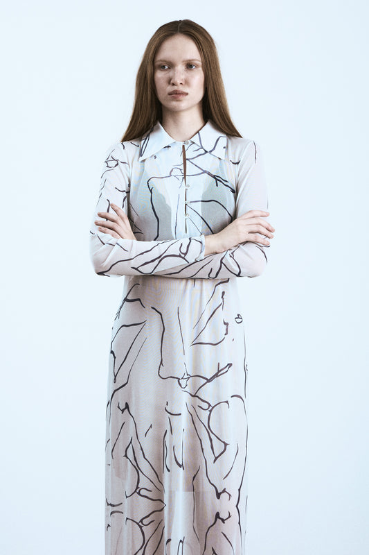 Vestido Egon Off-white