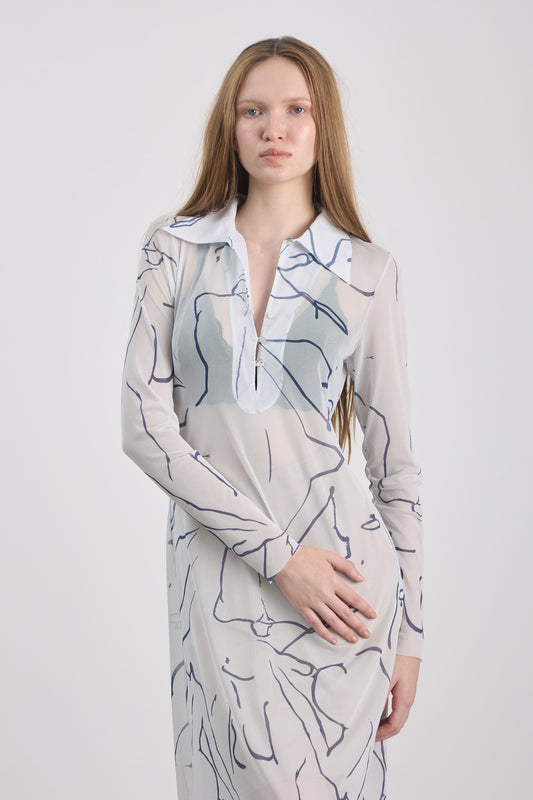 Vestido Egon Off-white