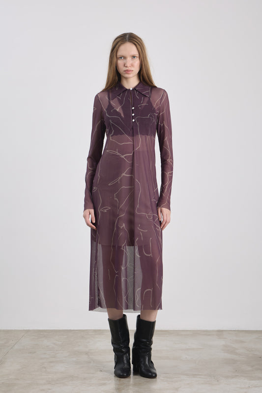 Vestido Egon Roxo