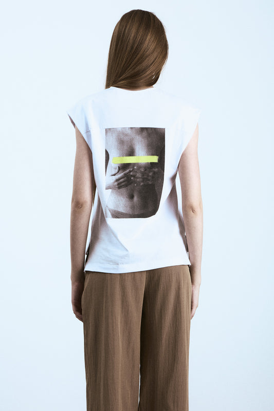 Blusa Torso Off-white