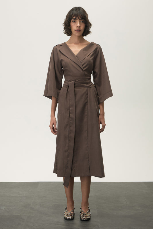 Vestido Rei Marrom