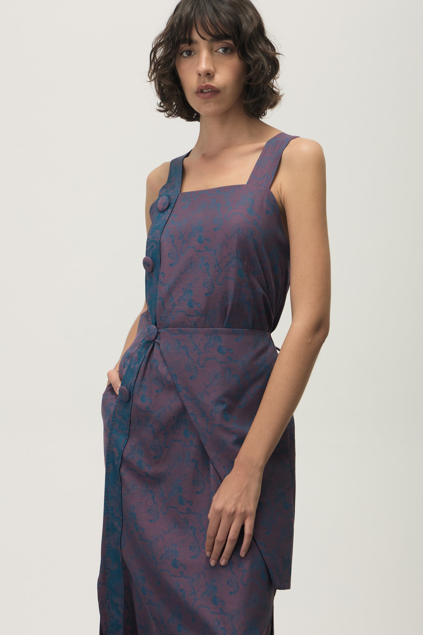 Vestido Óbu Ametista