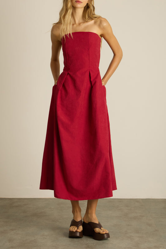 Vestido Degas Vermelho