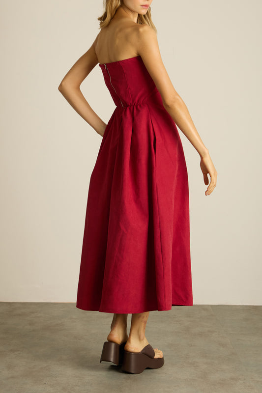 Vestido Degas Vermelho