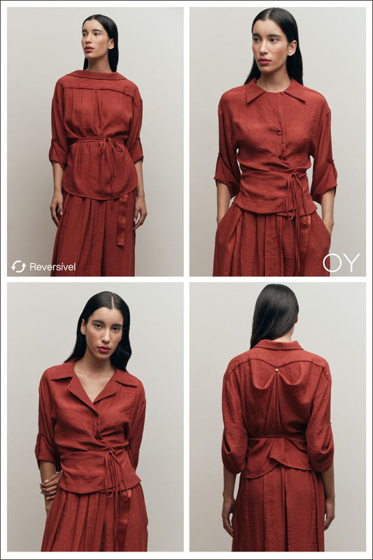 Camisa Iole Urucum