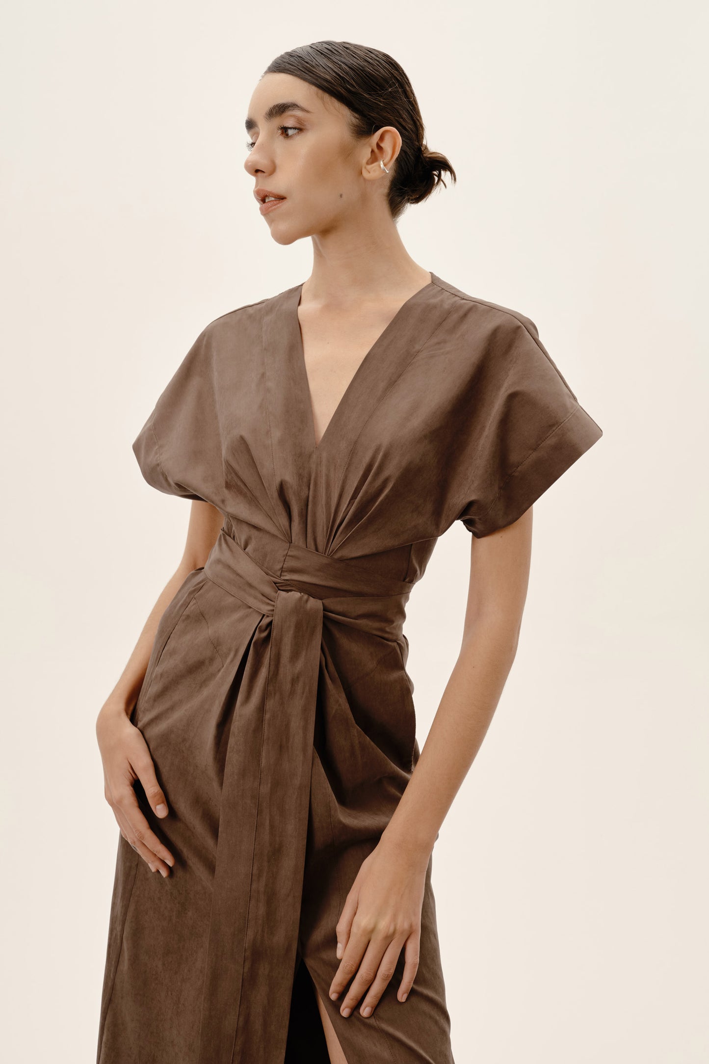 Vestido Michelangelo Marrom