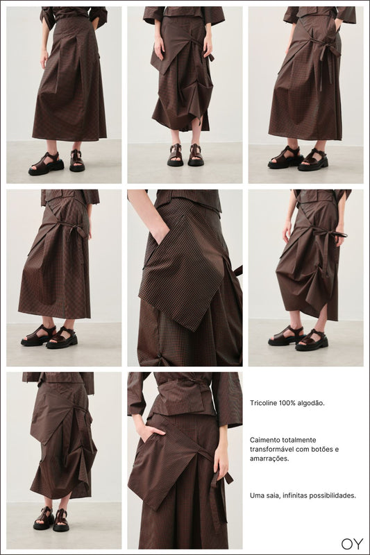 Saia Rei Verde-iridescente