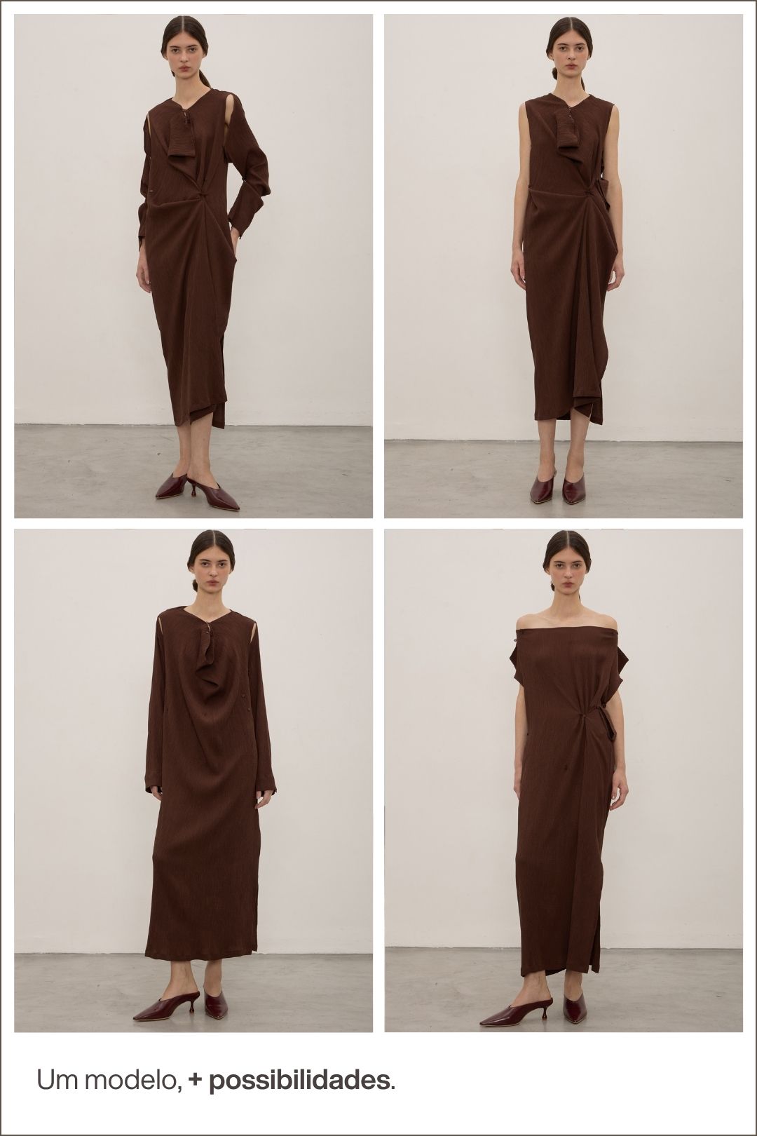 Vestido Sol Marrom