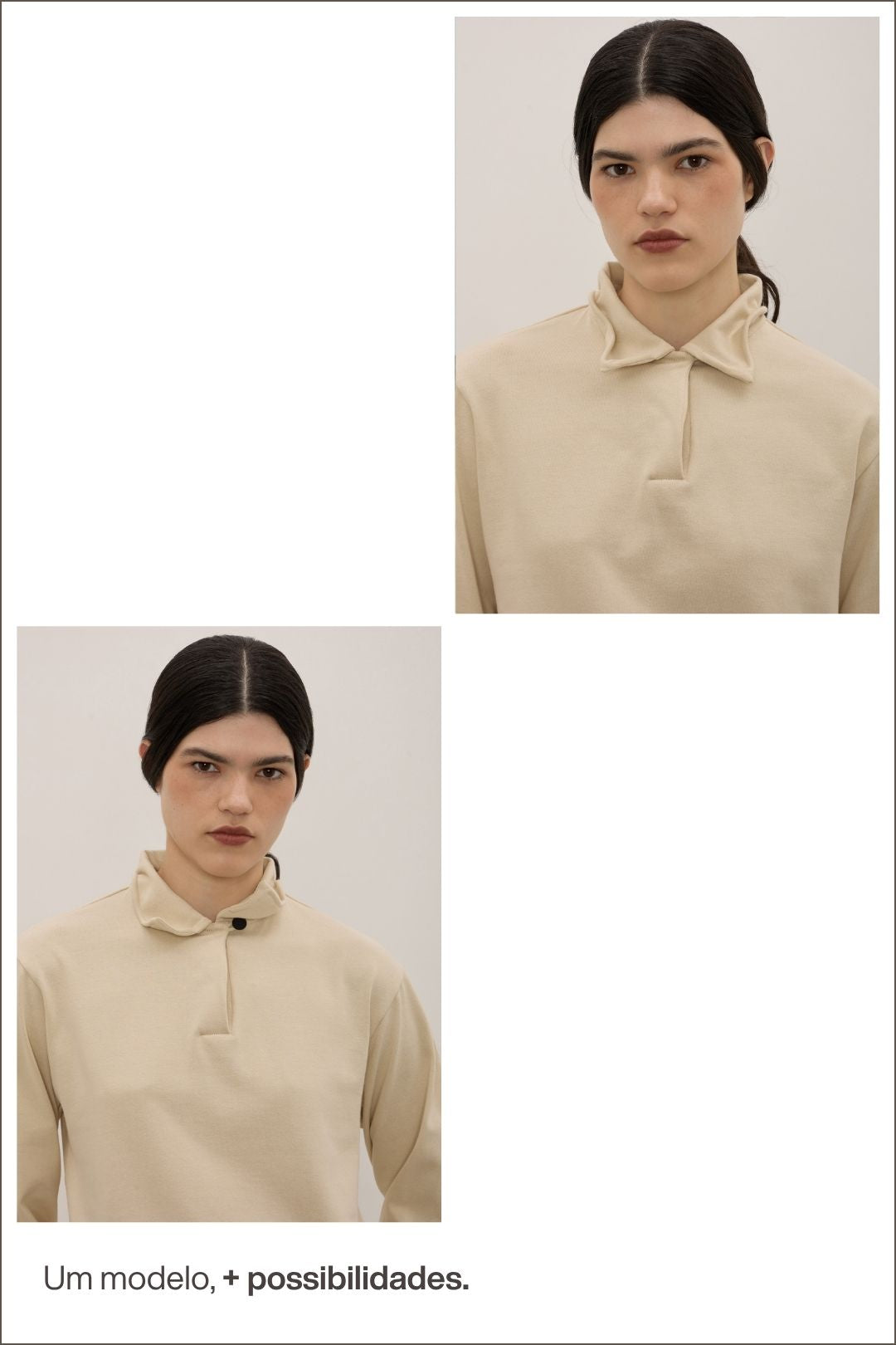Blusa Leo Areia