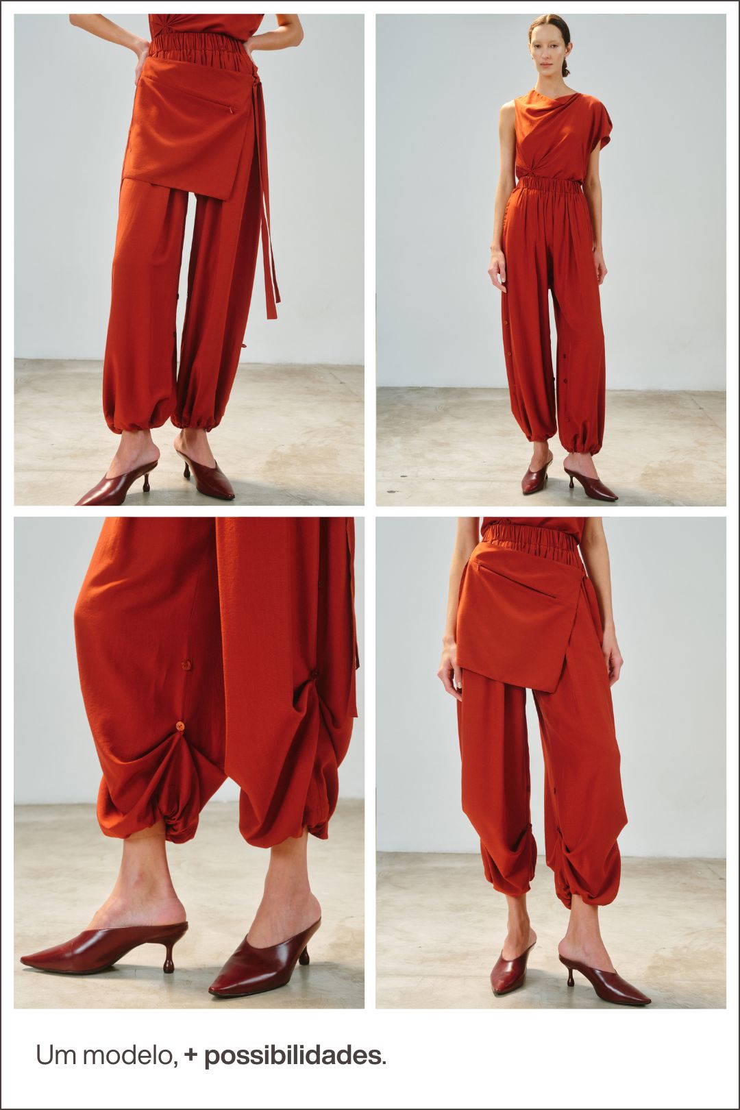 Calça Teodora Urucum