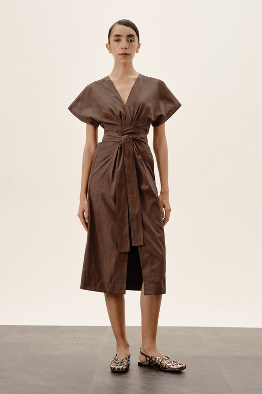 Vestido Michelangelo Marrom