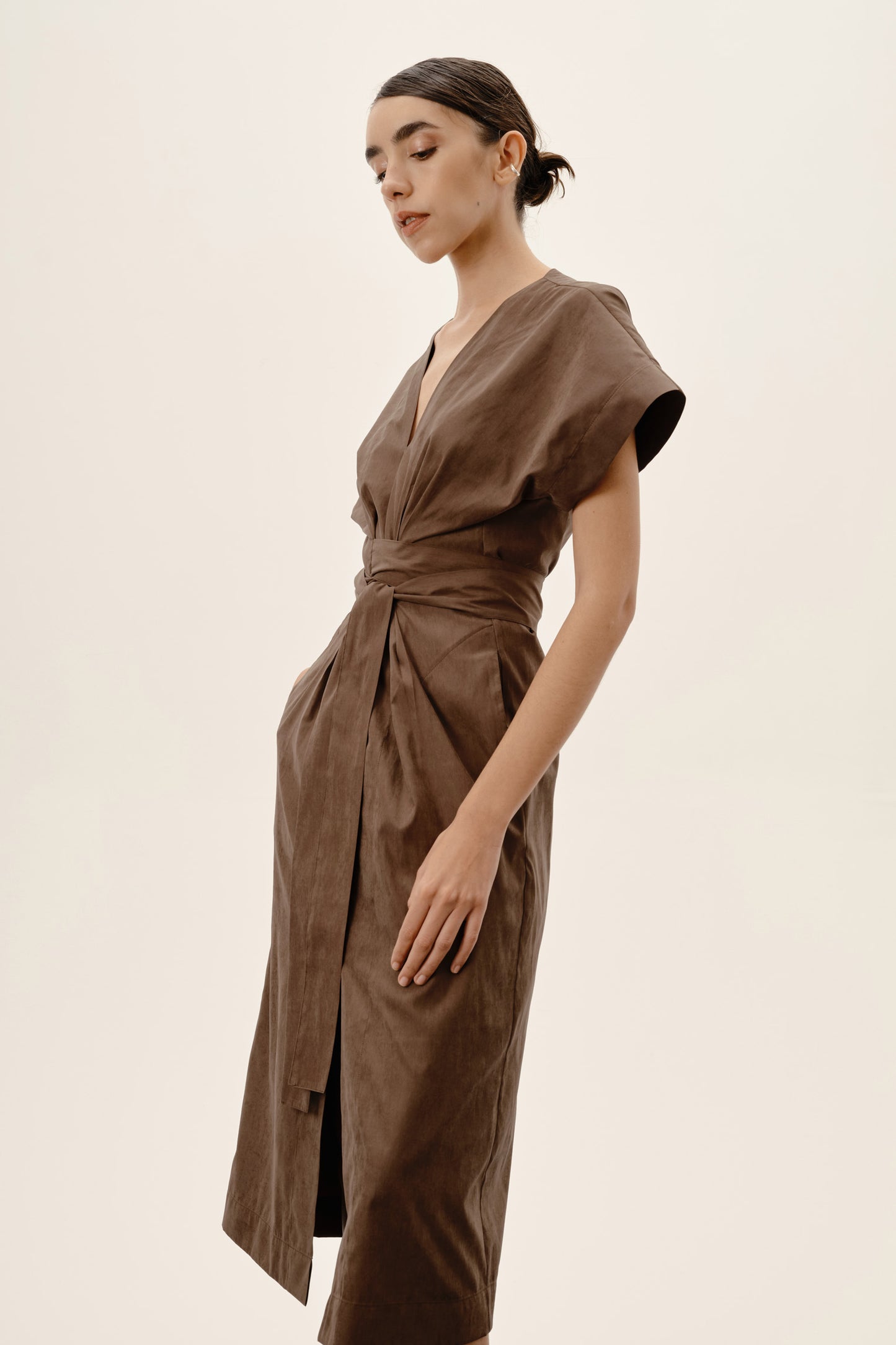 Vestido Michelangelo Marrom