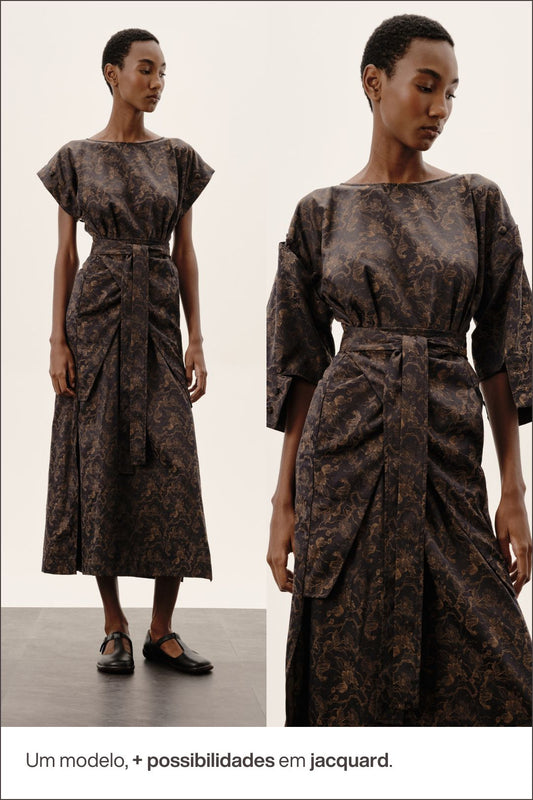 Vestido Hanbok Ônix