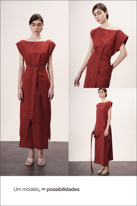 Vestido Tarsila Vermelho