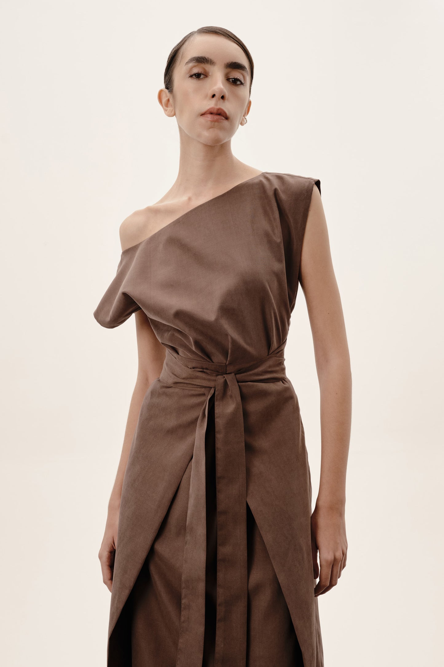 Vestido Tarsila Marrom