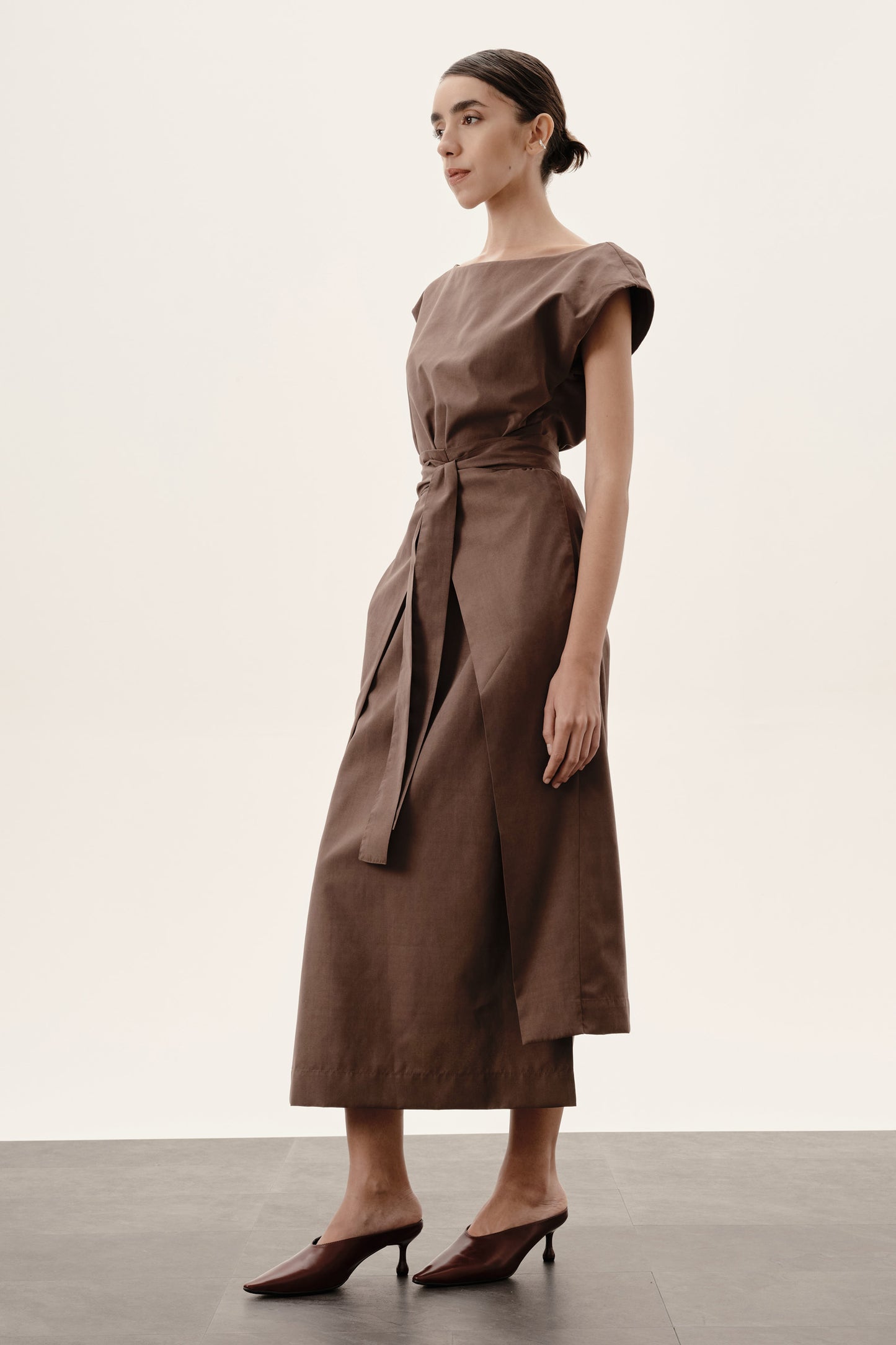 Vestido Tarsila Marrom