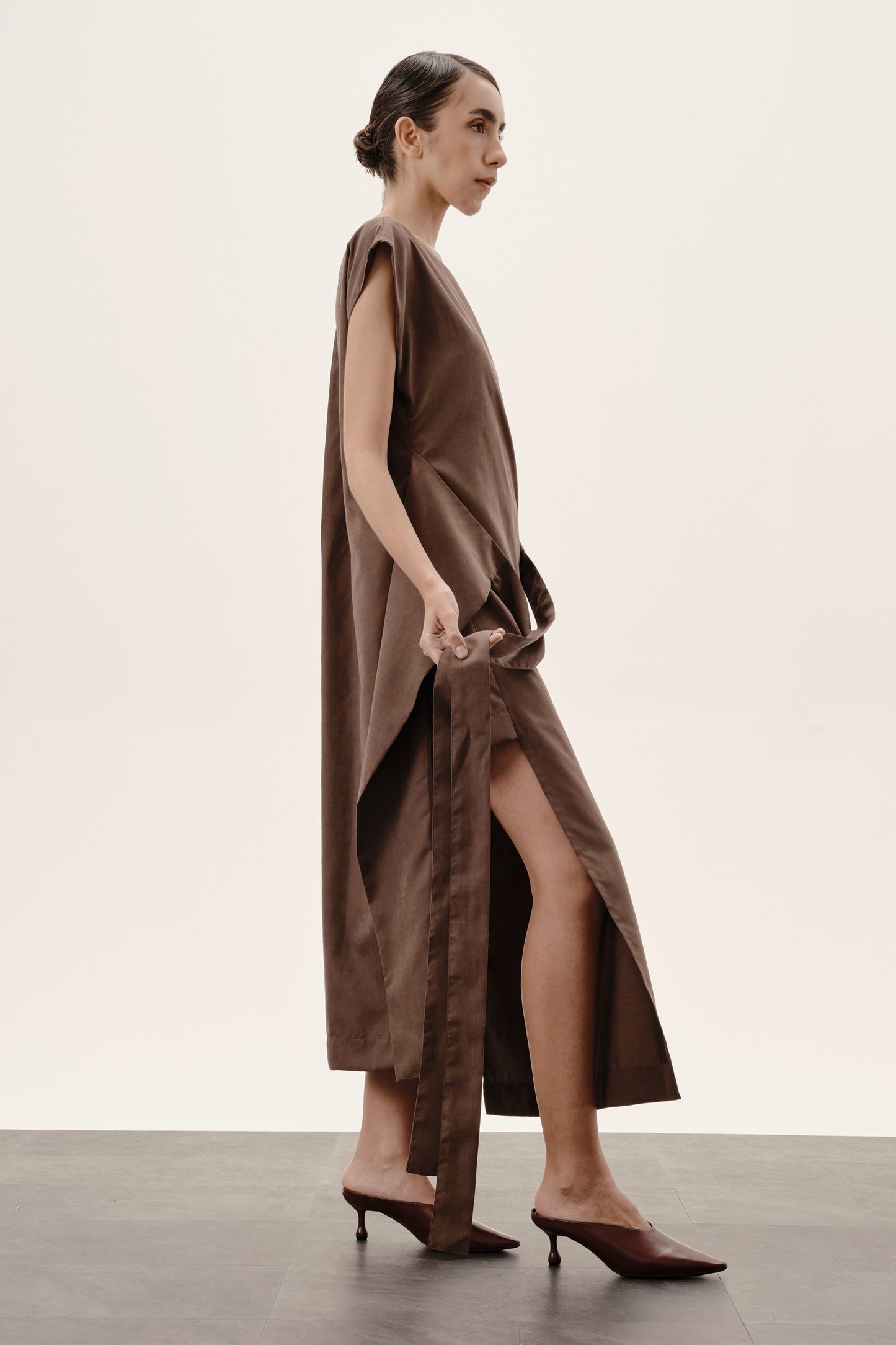 Vestido Tarsila Marrom