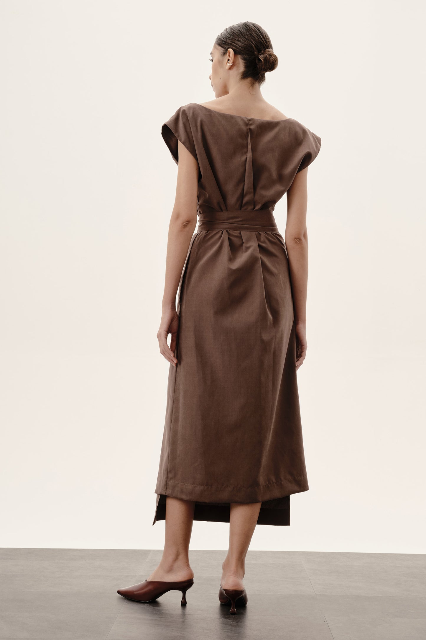 Vestido Tarsila Marrom