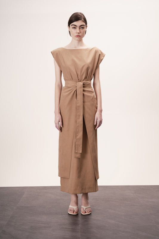 Vestido Tarsila Khaki