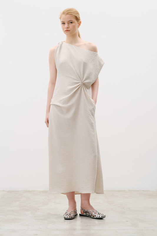Vestido Iole Areia