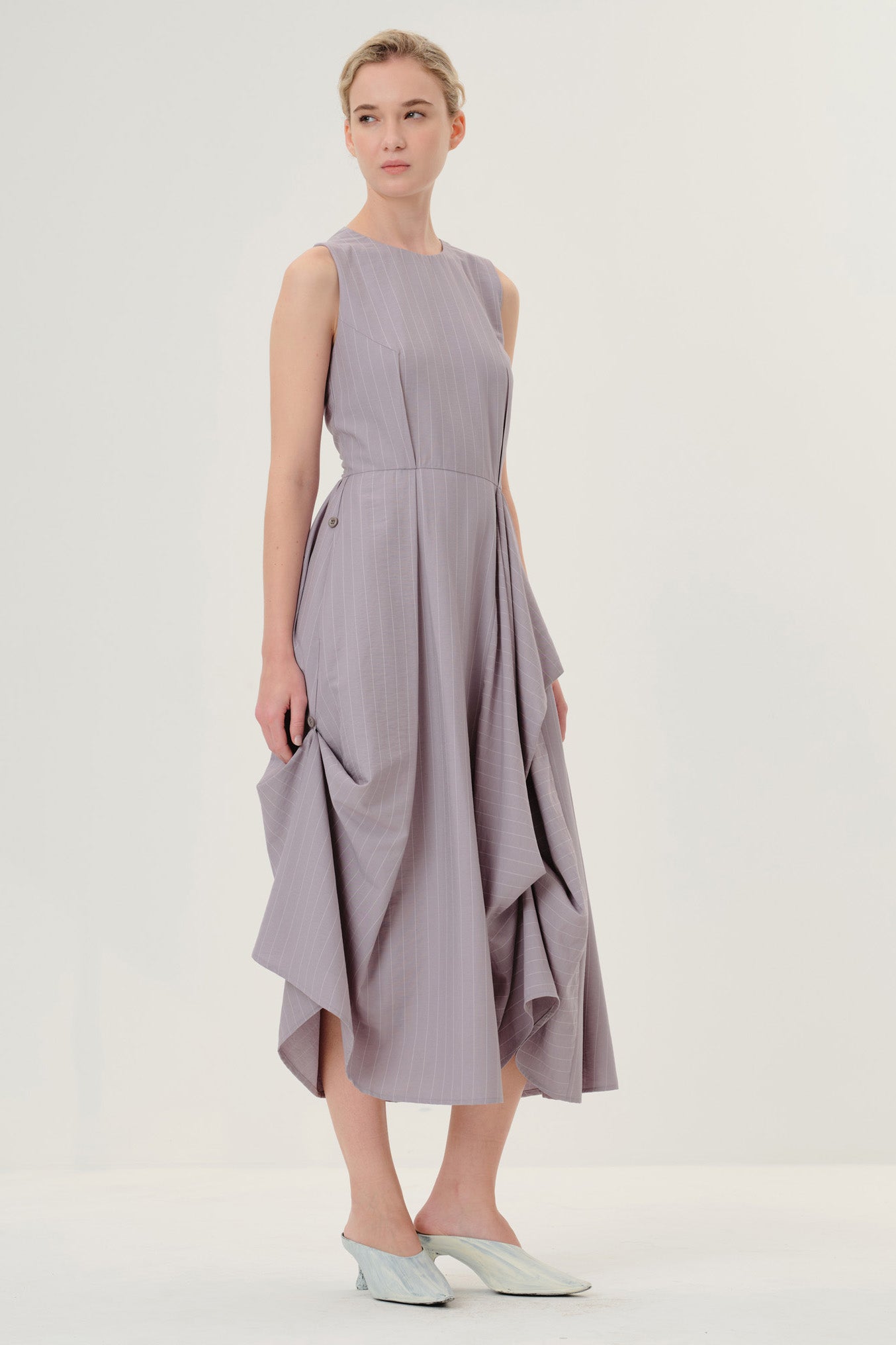Vestido Alice Cinza